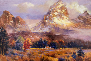 AF806 - Framed oil painting on board